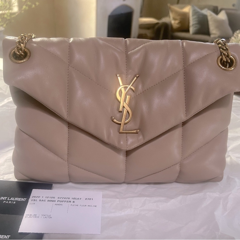 Saint Laurent puffer bag small